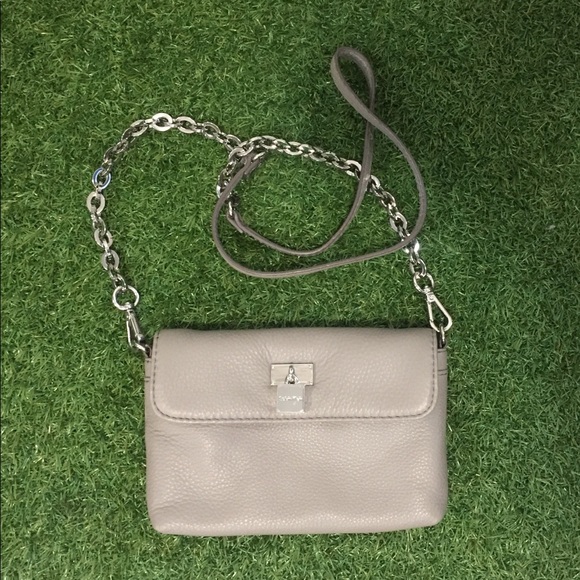 Calvin Klein Handbags - Calvin Klein Modena Crossbody Clutch Beige EUC